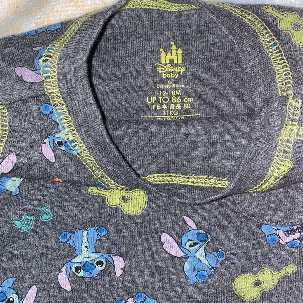 Baby Disney Stitch bodysuit 12-18 months - Picture 2 of 2